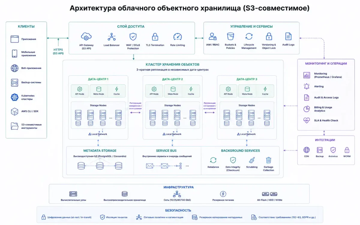 Архитектура облачного хранилища